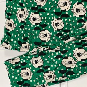 LulaRoe Disney TC Green Minnie Mouse Leggings—All LulaRoe Buy 2, get 1 Free